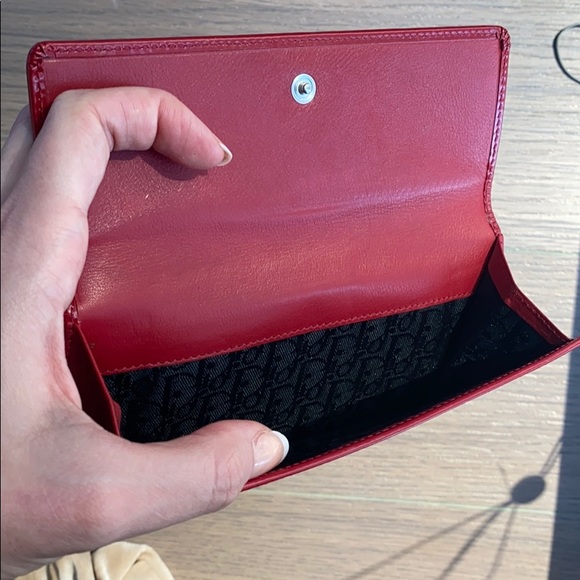 Christian Dior red leather wallet - Picture 6 of 6
